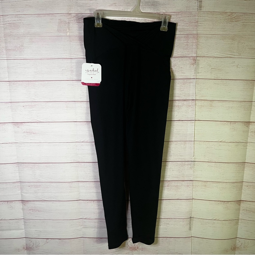 Isabel Maternity by Ingrid & Isabel‎ Black NEW Maternity Leggings Size Medium